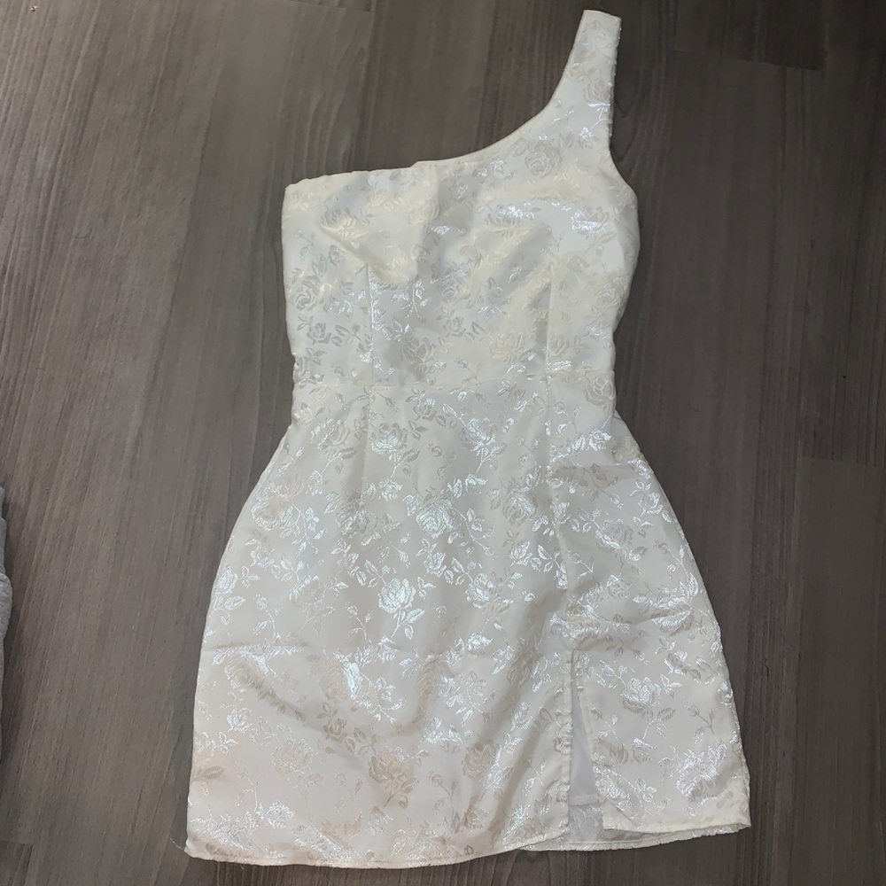 White cocktail dress